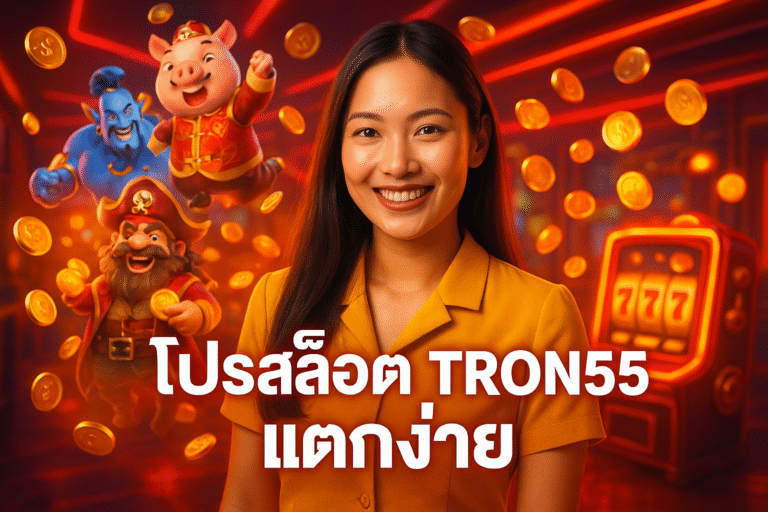 โปรสล็อต TRON55 หมุนสนุก ลุ้นแตกง่าย