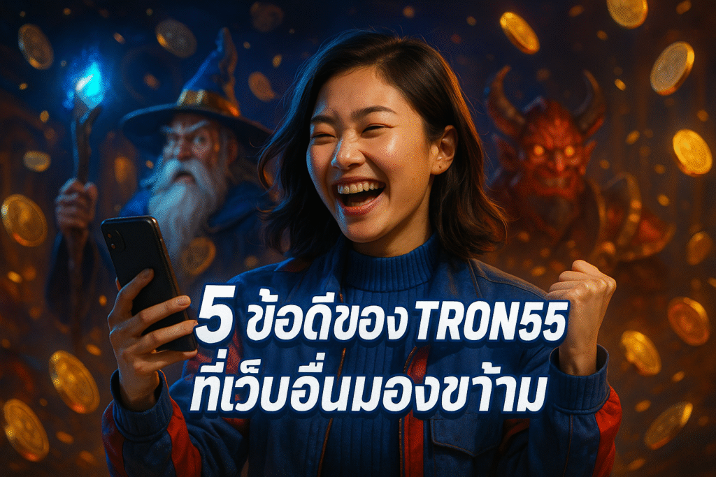 5 ข้อดีของ TRON55 ที่เว็บอื่นมองข้าม